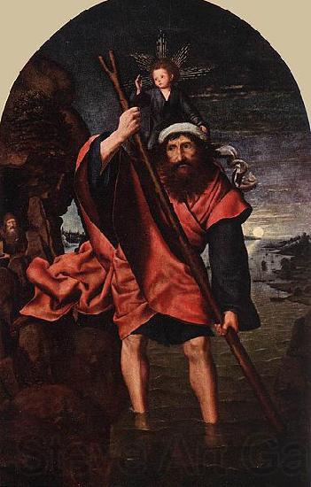Quentin Matsys St Christopher Norge oil painting art